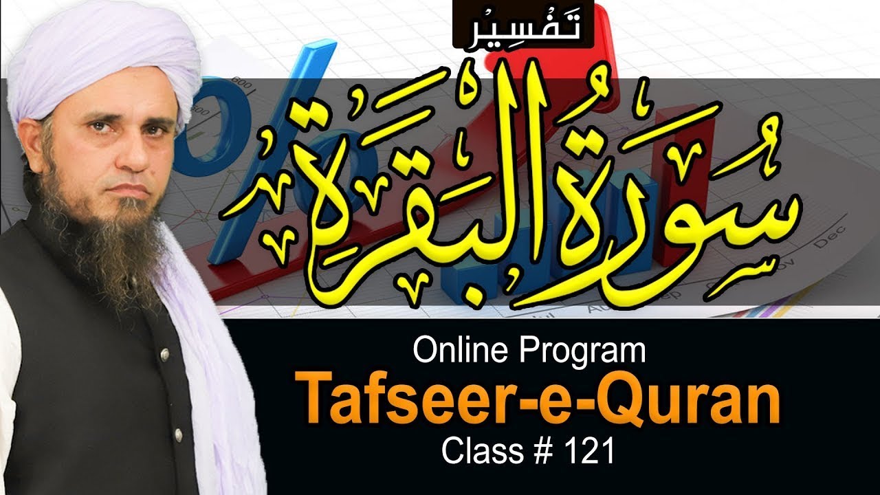 Tafseer-e-Quran Class # 121 | Mufti Tariq Masood Speeches 🕋