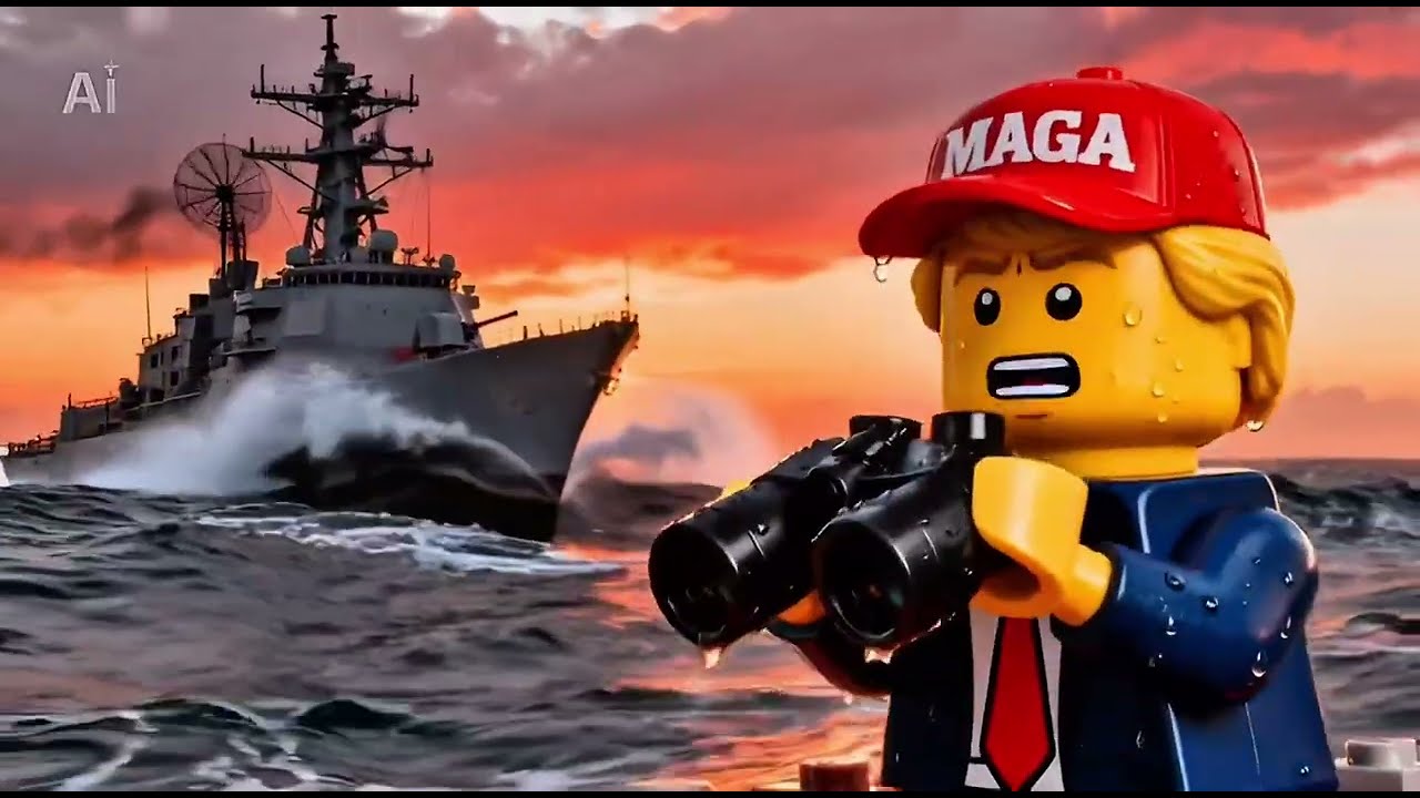 TRAPPED IN LIES🔥 New Iran Lego Music Video Response to Trump Hormuz Blockade #IranLego #TrumpVsIran
