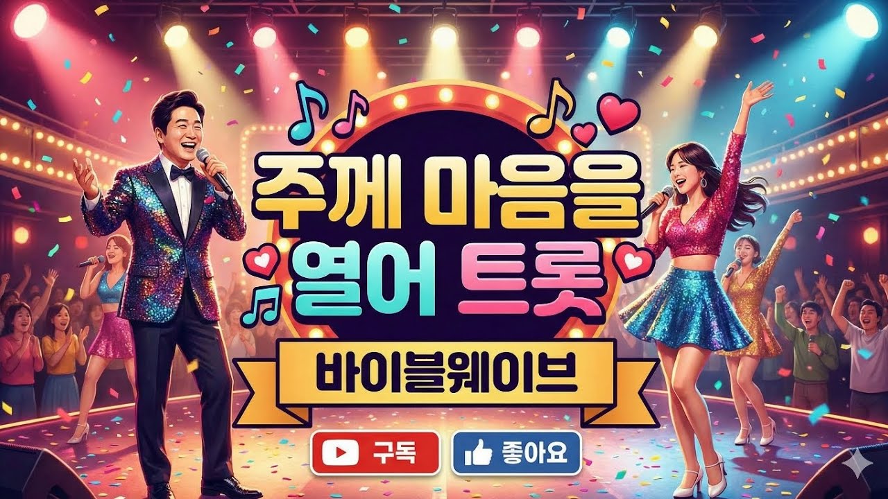 주께 마음을 열어 트롯 #바이블웨이브 #트로트찬양 #트롯찬양