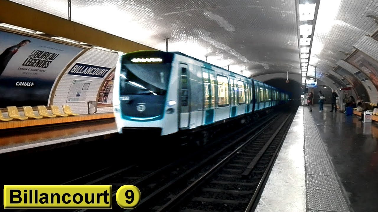 Бийанкур | линия 9 : Парижский метрополитен ( RATP MF01 )