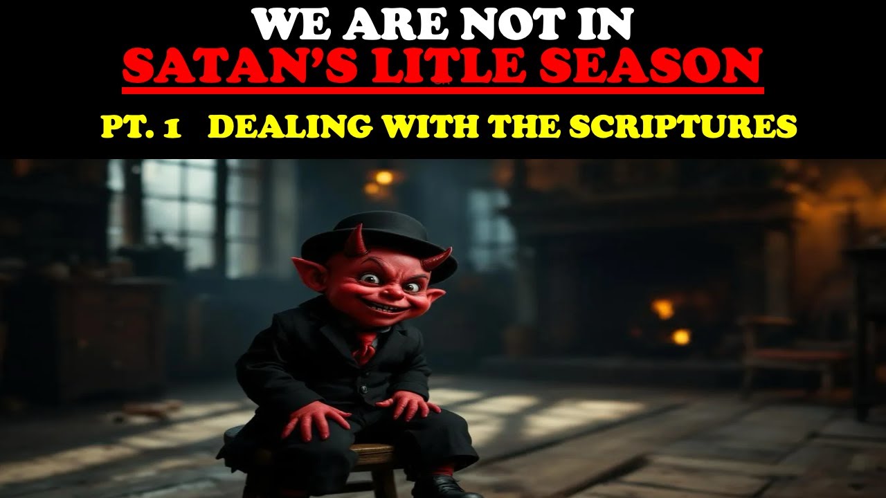 WE ARE NOT IN SATAN&rsquo;S LITLE SEASON (PT. 1)   DEALING WITH THE SCRIPTURES