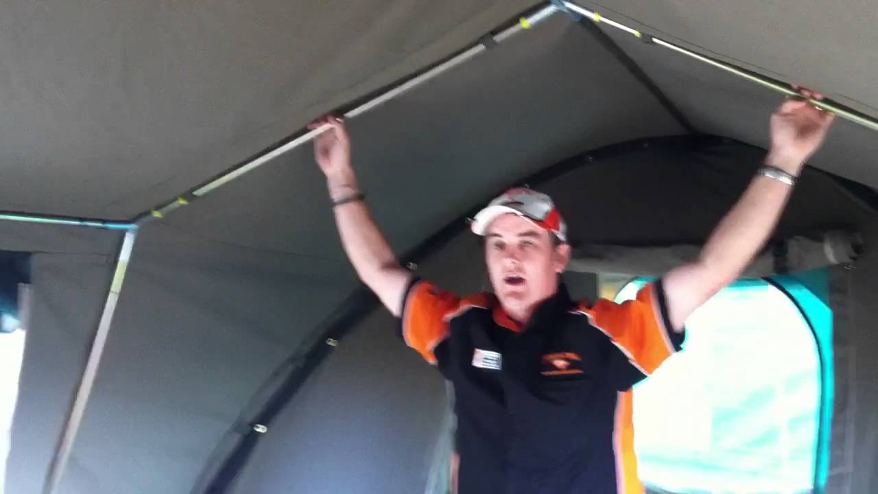 Australia's best tents - Campmor Safari Bow Double Extension - Internal design features