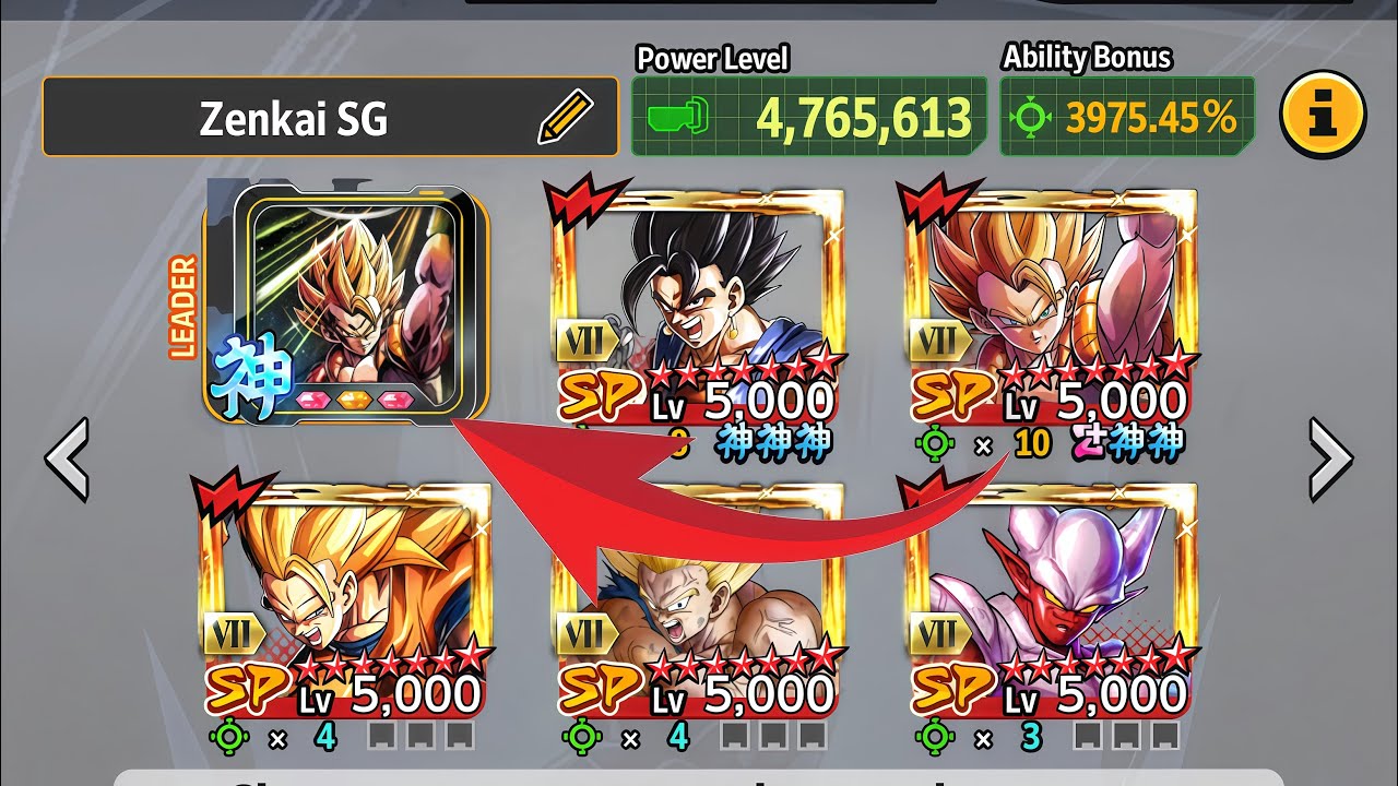 5x ZENKAI BUFFED SUPER GOGETA w/NEW PLAT JUST 2 CARDS + 10 TIMER LOCK KO GUARD | Dragon Ball LEGENDS