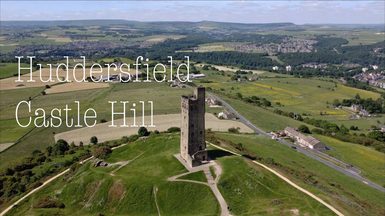 Drone Castle Hill, Huddersfield.