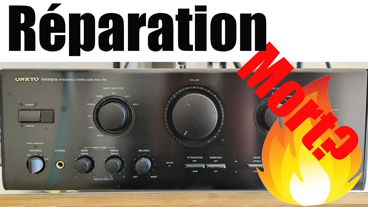 Réparation / dépannage Onkyo A807