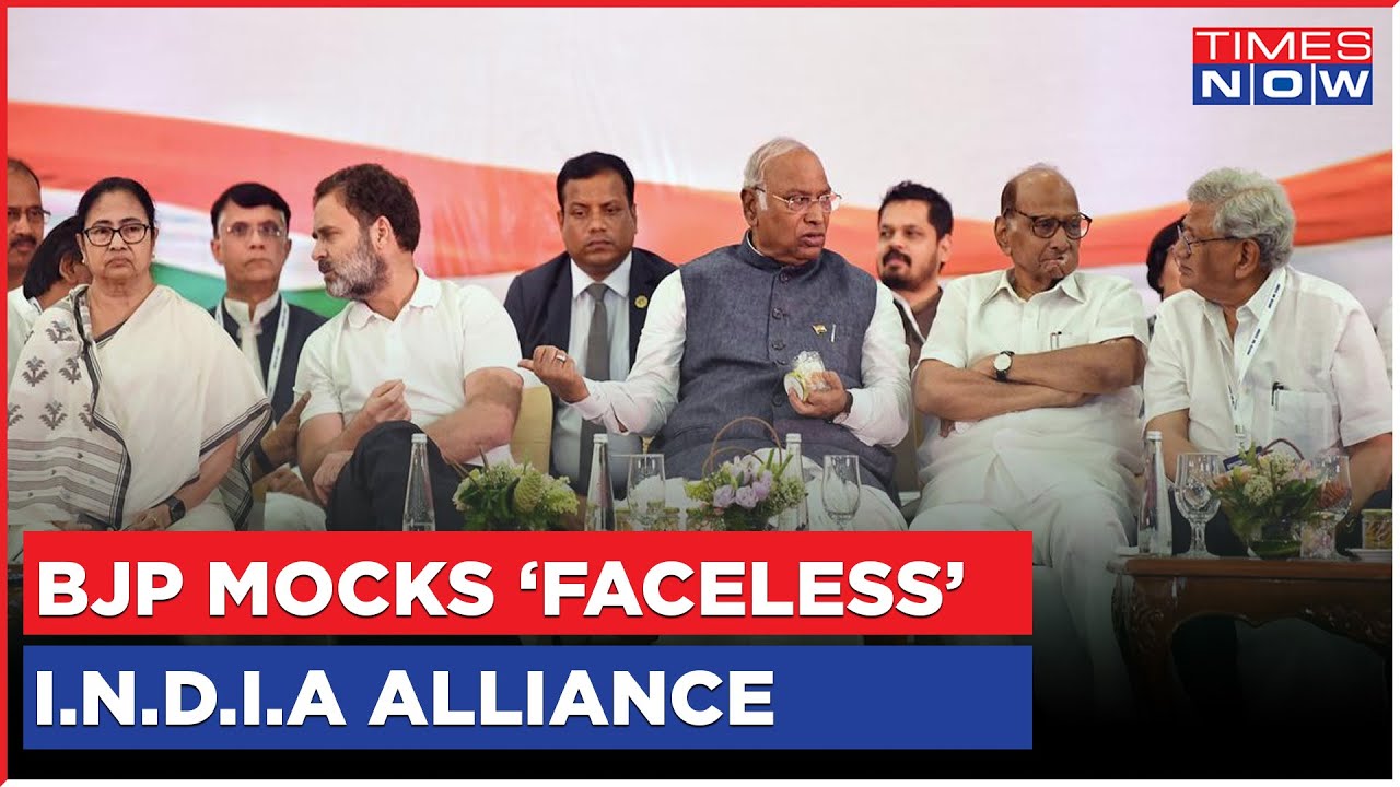 Opposition Yet To Choose Face Against Modi For 2024 Lok Sabha | BJP Mocks 'Faceless' INDIA Alliance