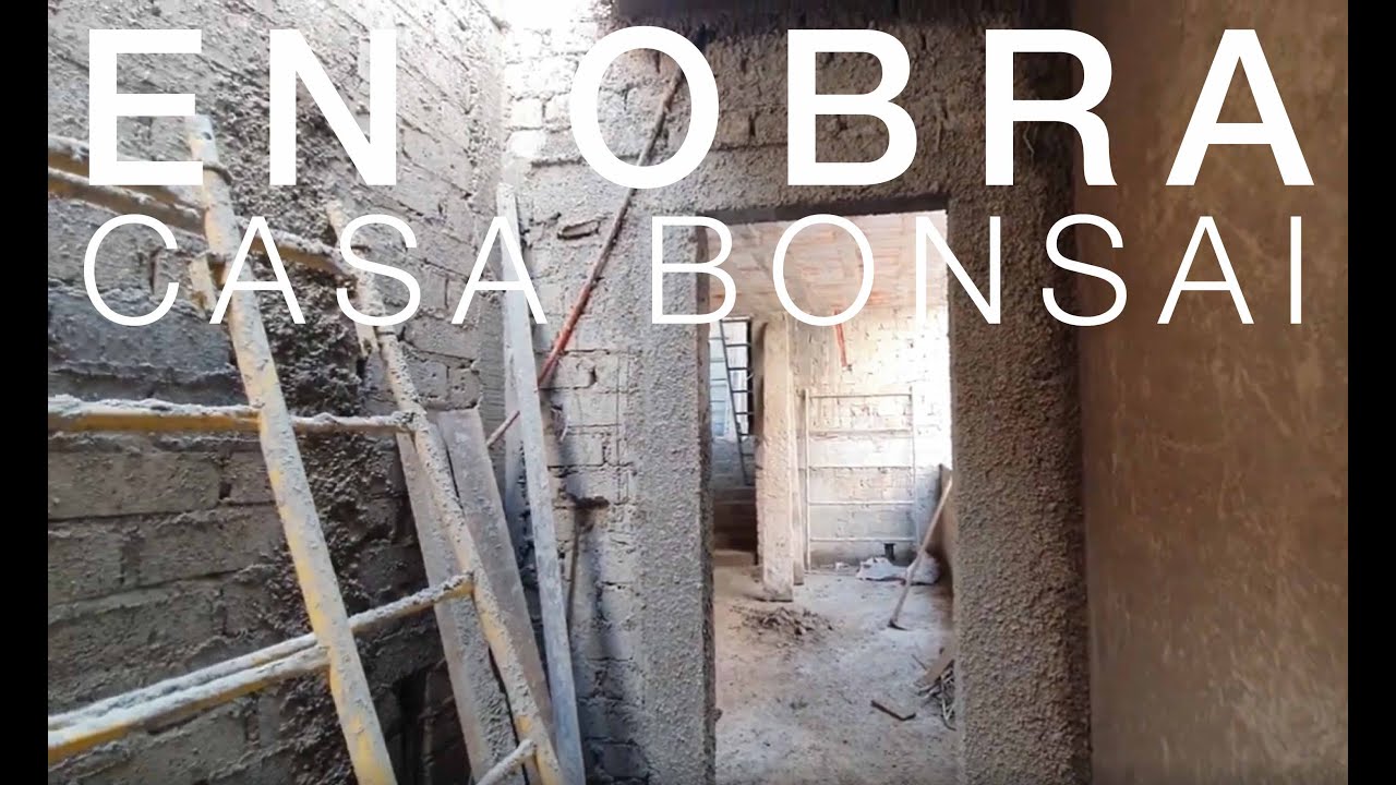 EN OBRA | REVOQUES Y REPELLADOS - CASA BONSAI
