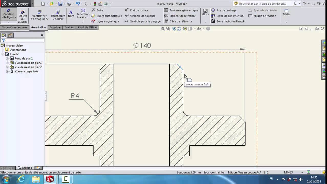 #13 La Mise en Plan avec SolidWorks 2ème PARTIE: Les Cotations