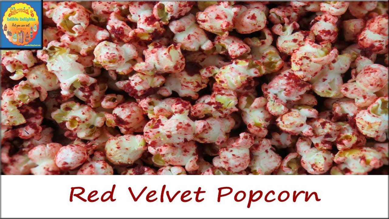 How To Make RED VELVET GOURMET POPCORN With Shonda!