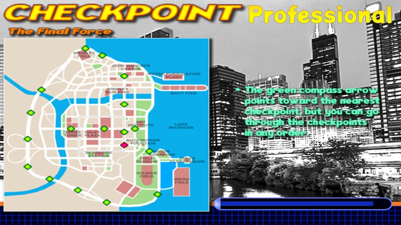 Midtown Madness 2 - The Final Force - Chicago Golden Edition Racemod Checkpoint [Professional]