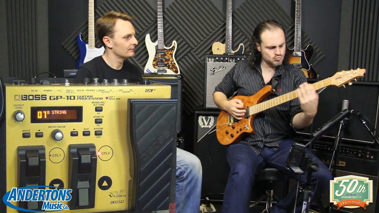 Boss GP-10 Guitar Processor Demo with Alex Hutchings & the Capt
