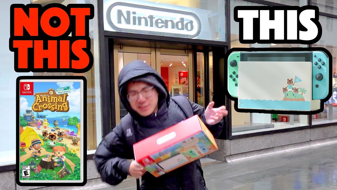 ОЖИДАЮ В ОЧЕРЕДИ НА ANIMAL CROSSING NEW HORIZONS НА NINTENDO NY