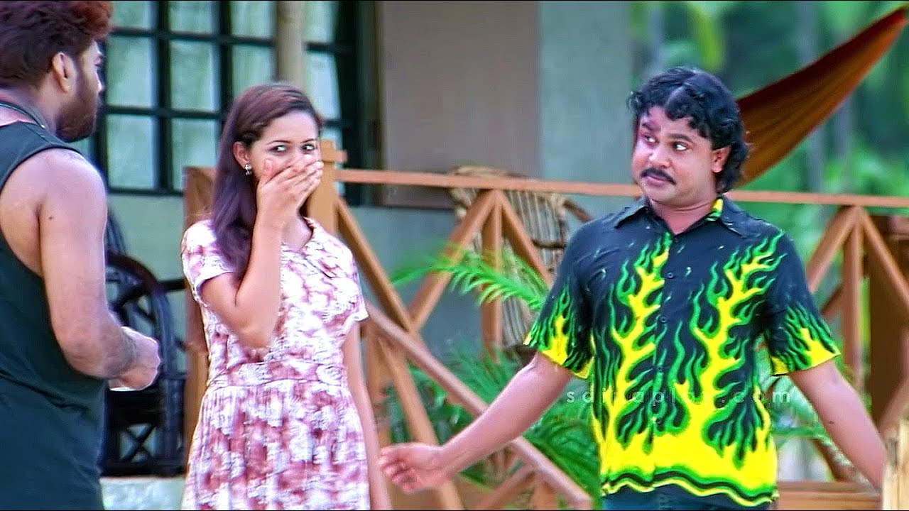 നീയല്ലേടാ പെണ്ണുങ്ങളെ കളിയാക്കുന്ന അലവലാതി ഷാജീ | Dileep | Bhavana | Chanthupottu - Comedy