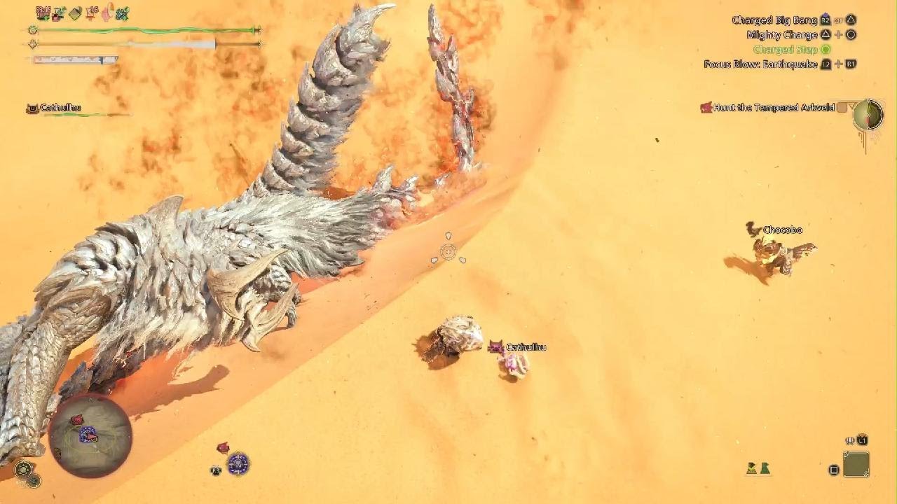 Monster Hunter Wilds Tempered Arkveld Hunt