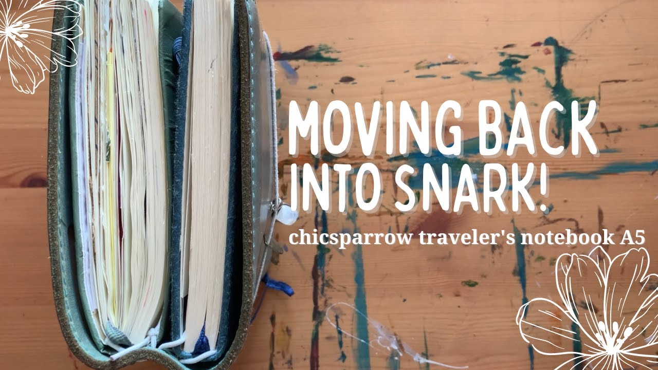 Moving Back Into Snark - ChicSparrow Traveler's Notebook, A5