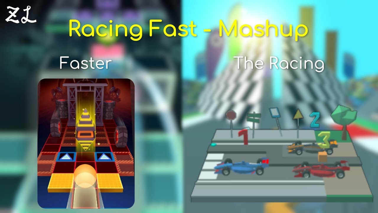 Rolling Sky × Dancing Line - Racing Fast (Mashup)