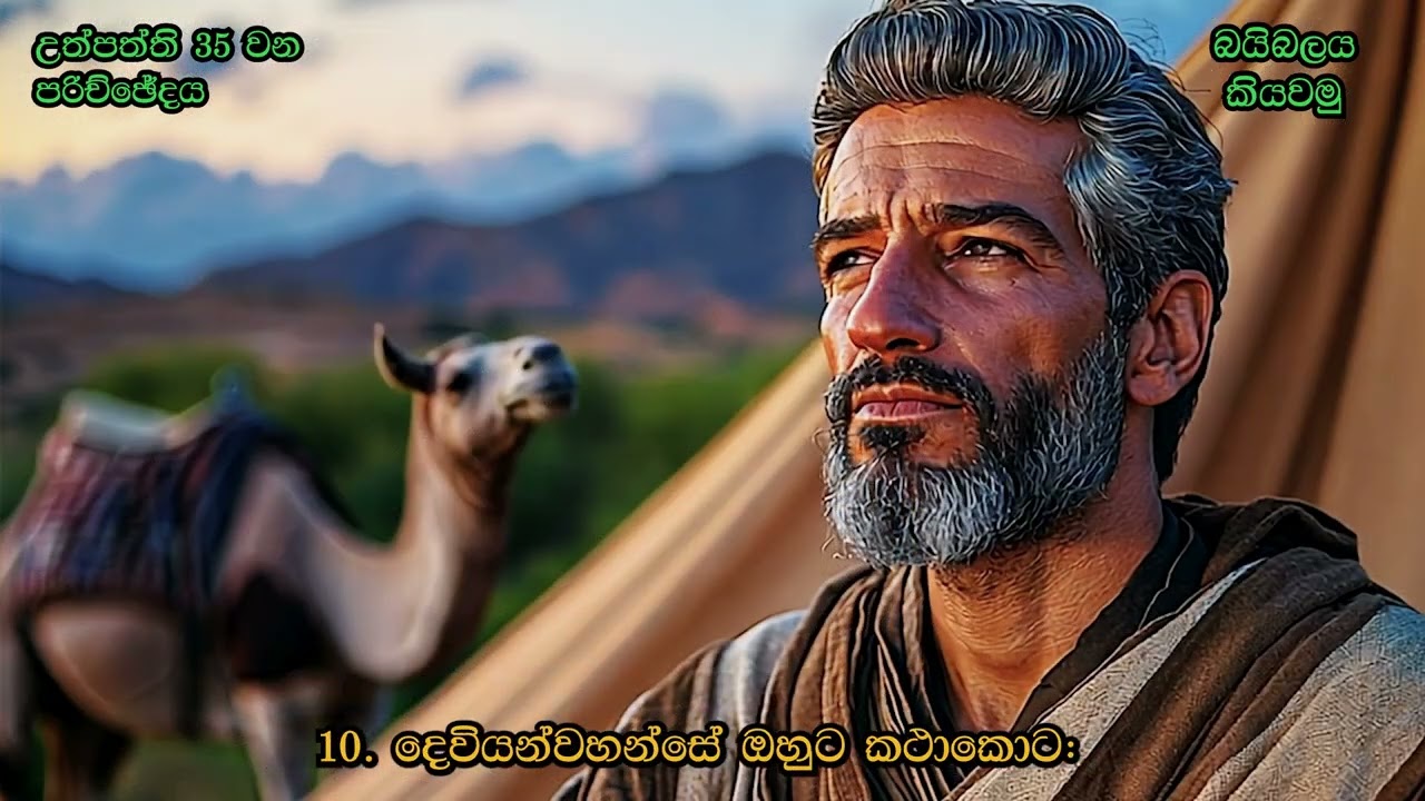 උත්පත්ති 35 / Genesis 35 in Sinhala - බයිබලය කියවමු - කියවීම: පාස්ටර් සුරේෂ් රාමචන්ද්‍රන්