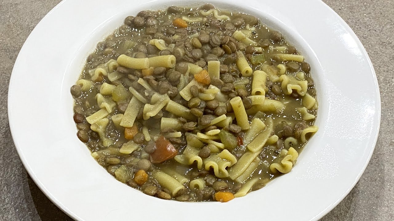 PASTA E LENTICCHIE CLASSICA DI NONNA