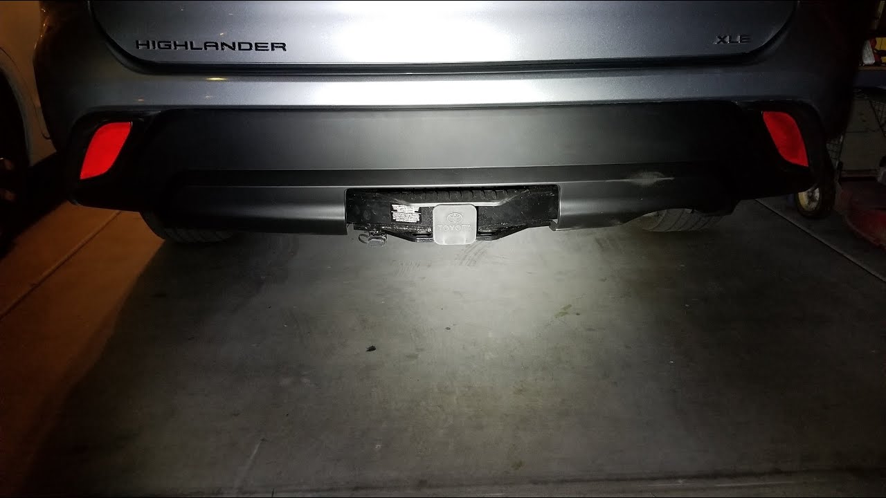 2020 Toyota Highlander XLE Factory Hitch Install Problems/Solutions