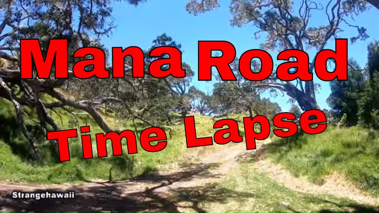 Mana road time lapse  mauna kea Big island hawaii