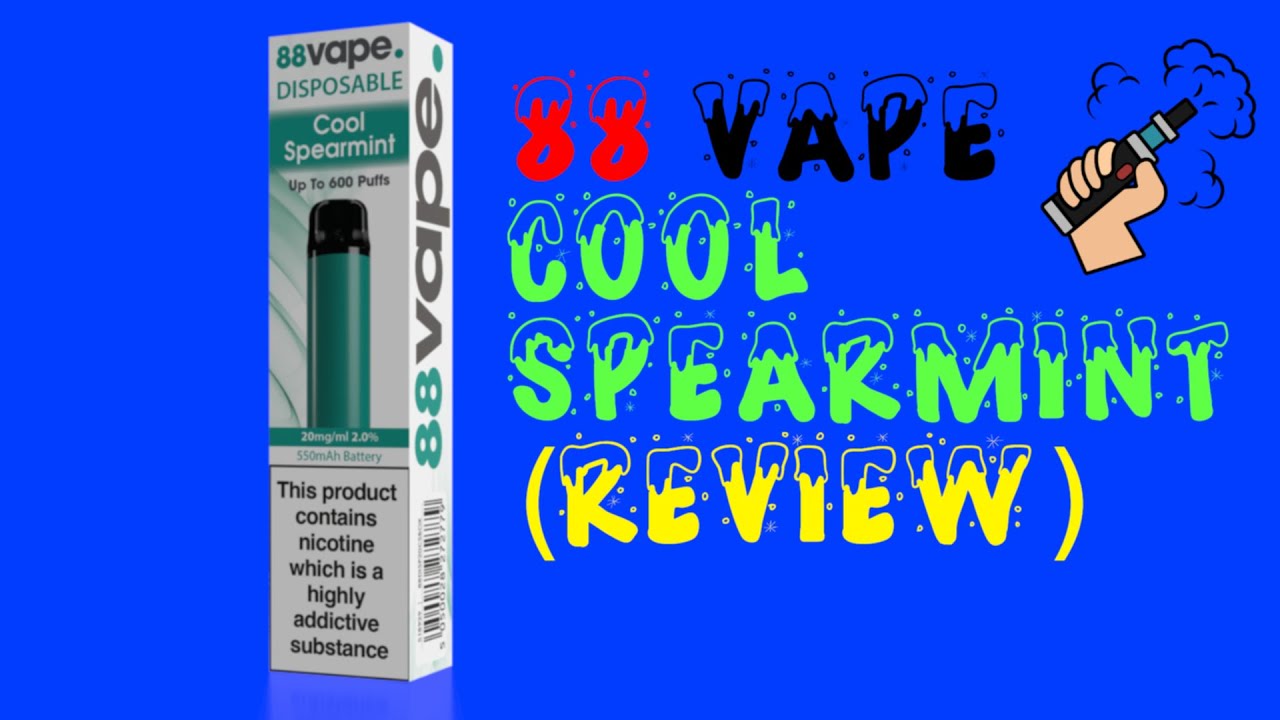 88 vape Cool Spearmint (Review)