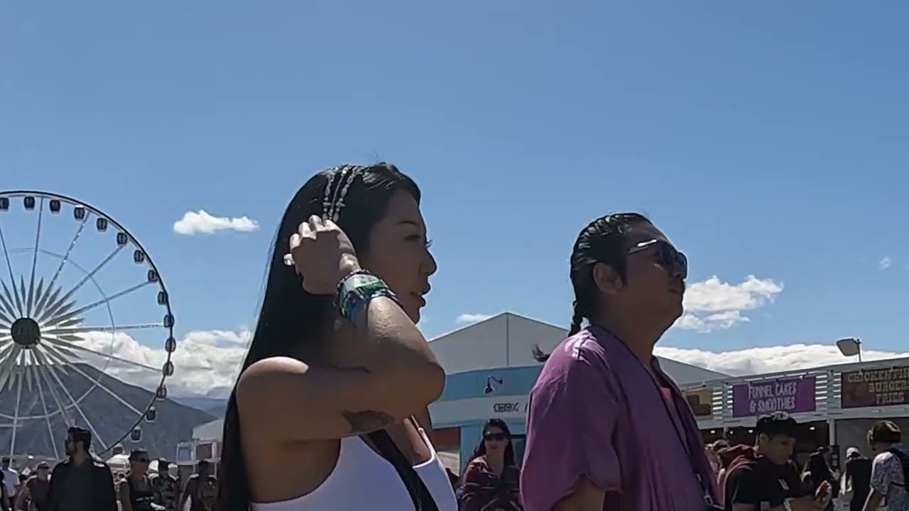 Walking tour Indio, California Coachella 2024 #4k #musicfestivals #vip