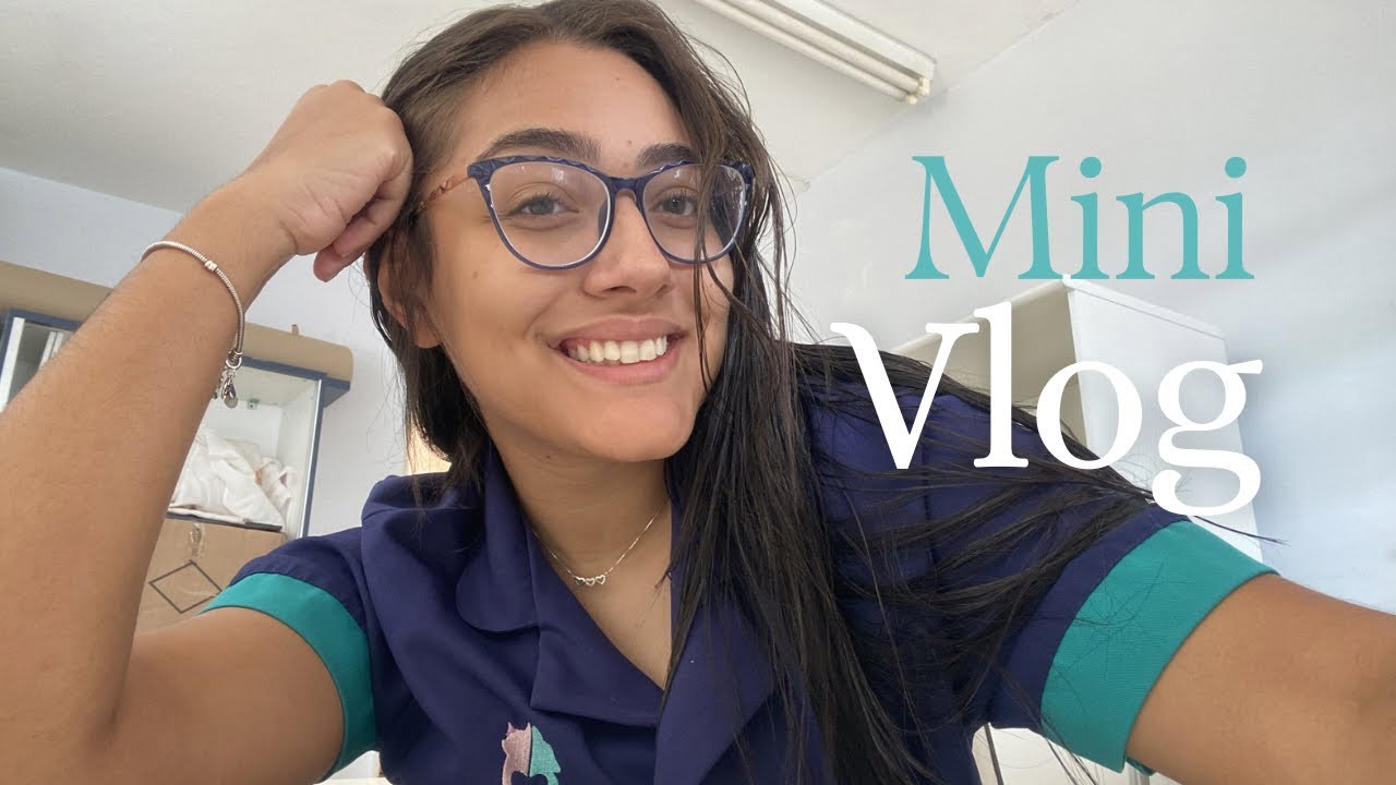 Mini Vlog 🩵 | Rotina, faculdade e trabalho 🎥🎬
