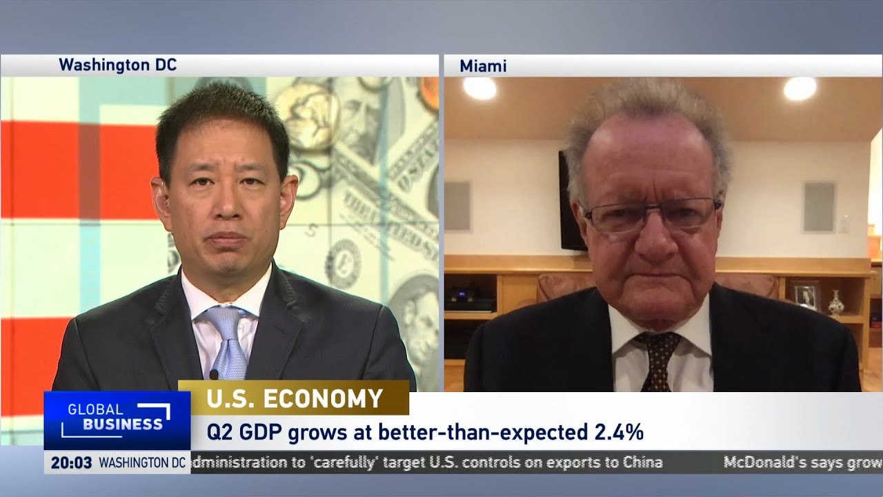 Global Business: The U.S. Economy Inflation Down While GDP Rises