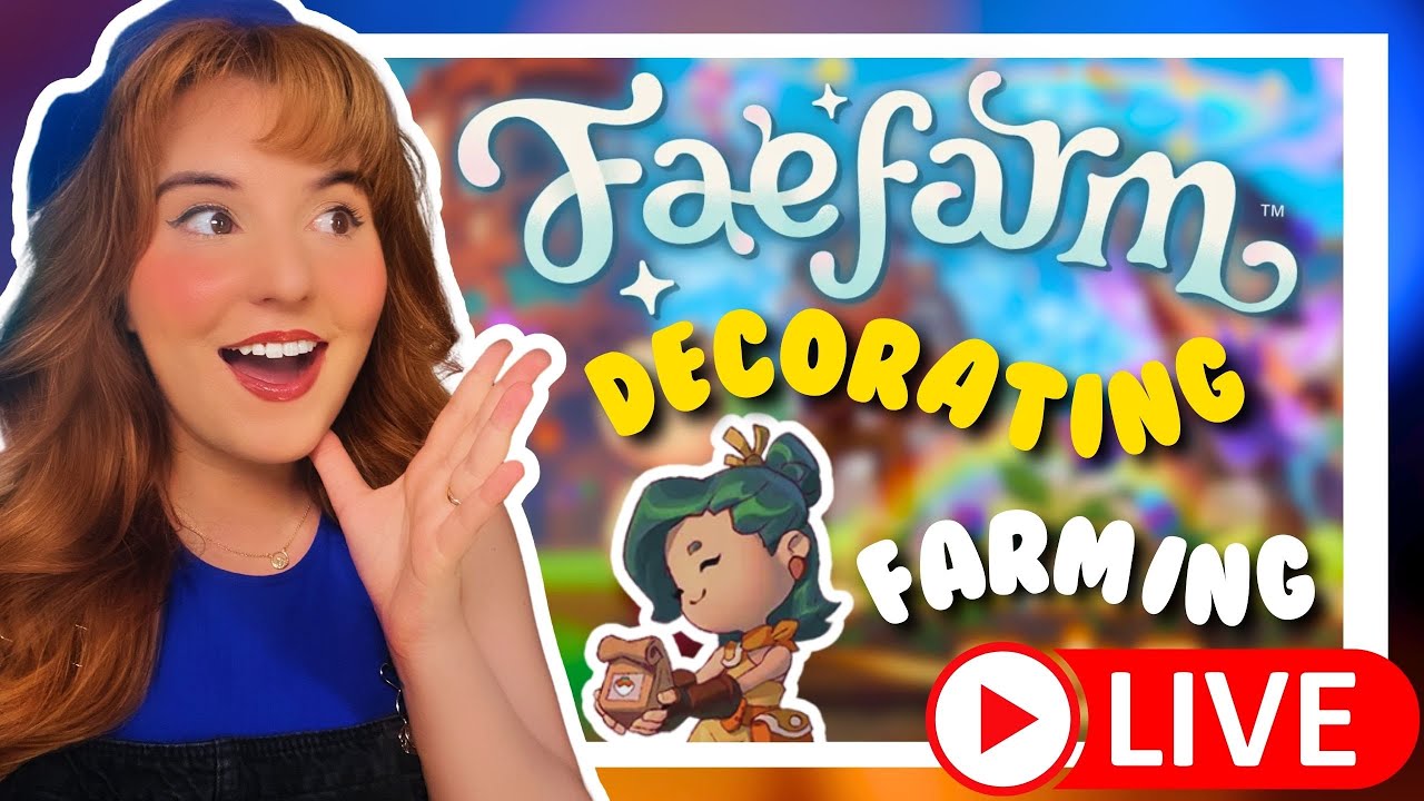🔴 My FIRST TIME Decorating My FAE FARM 🌱✨ | #gifted