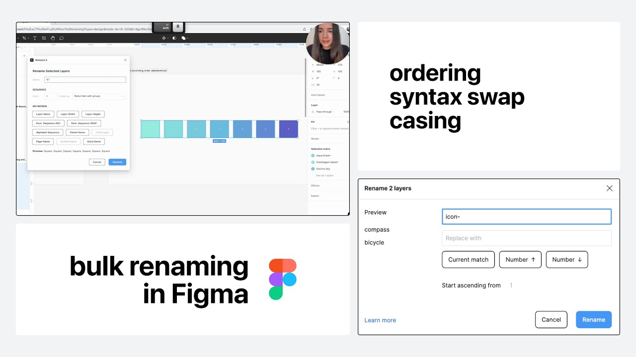 11 tips for bulk renaming layers in Figma