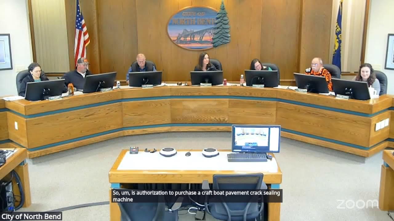 December 8, 2025, North Bend City Council Work Session