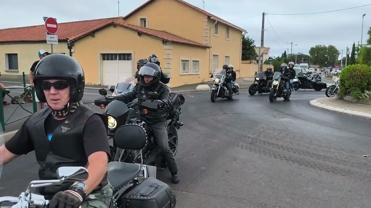Arrivé des brescoudos à Bessan le 31 août 2025