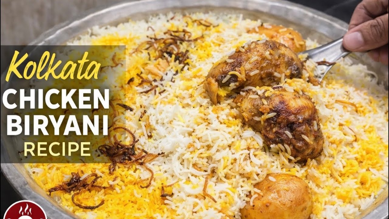 Kolkata Famous Chicken Biryani Recipe 🤤 | Perfect Aroma & Taste#viral #trending#chickenbiryani 