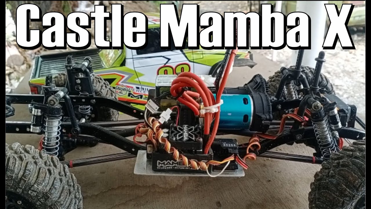 Unboxing Mamba X and test on the Axial scx10ii