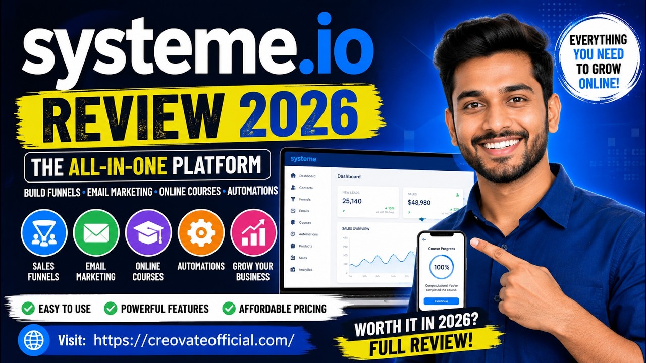 Systeme.io Review 2026: The All-in-One Funnel, Email & Online Course Platform