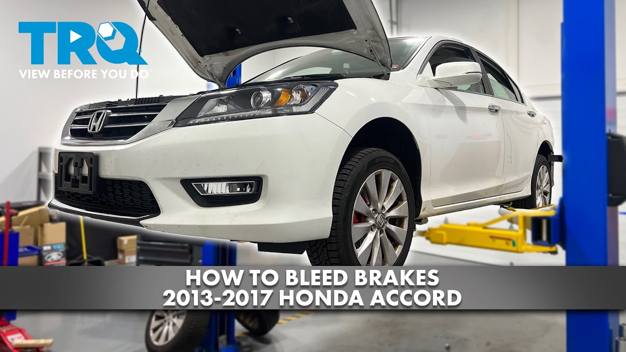 Как прокачать тормоза Honda Accord 2013-2017