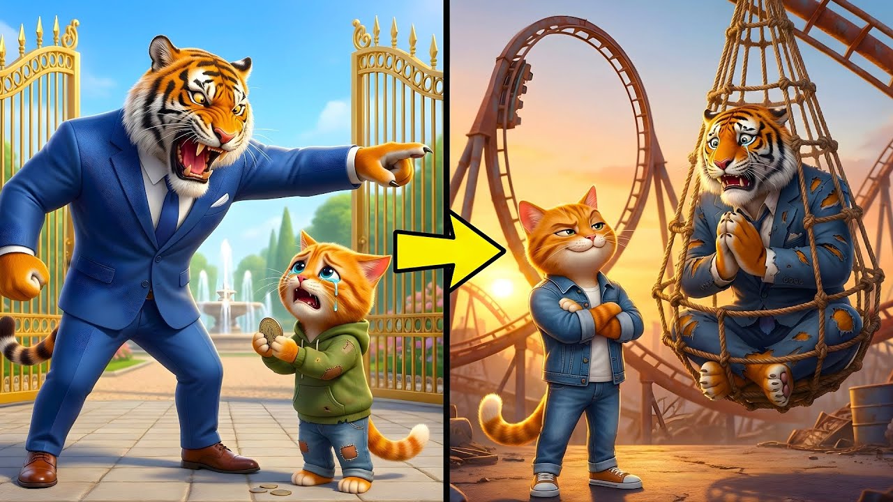 He Kicked Out A Poor Cat... But The Cat Built A Trash Coaster And TRAPPED Him! 😱