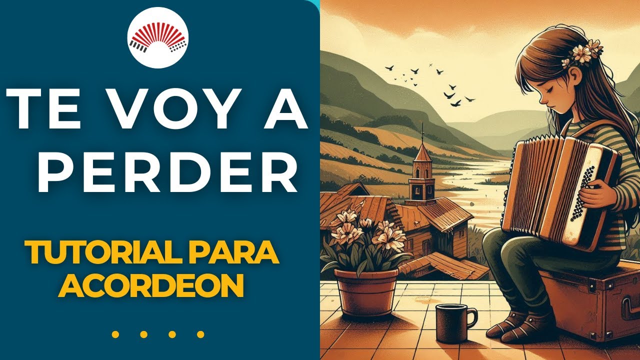 🎹 TE VOY A PERDER  - CUMBIA MARIO LUIS - TUTORIAL PARA ACORDEON A PIANO Y PARTITURA