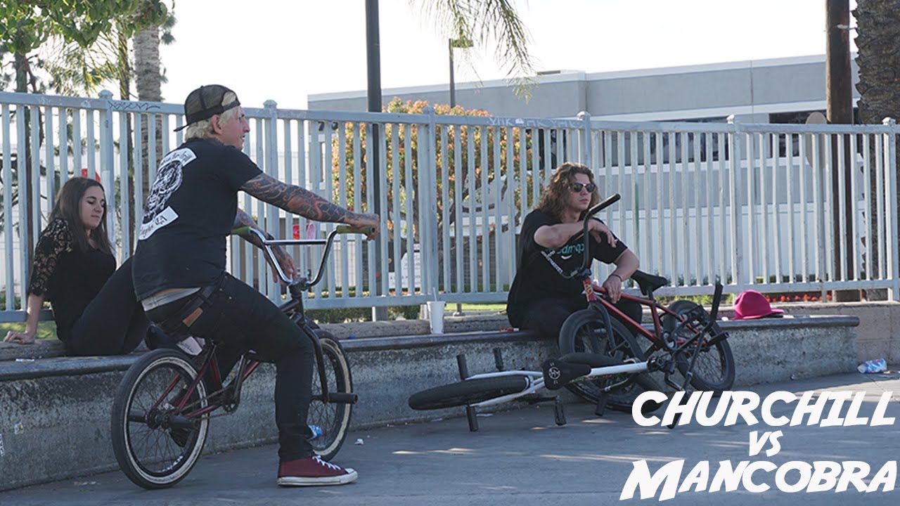 STEVIE CHURCHILL VS MANCOBRA AT BMX!