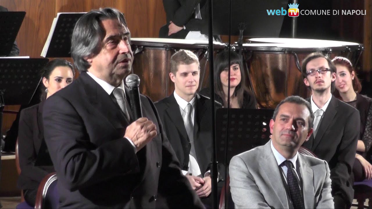 Riccardo Muti: discorso per la consegna delle chiavi della Città di Napoli