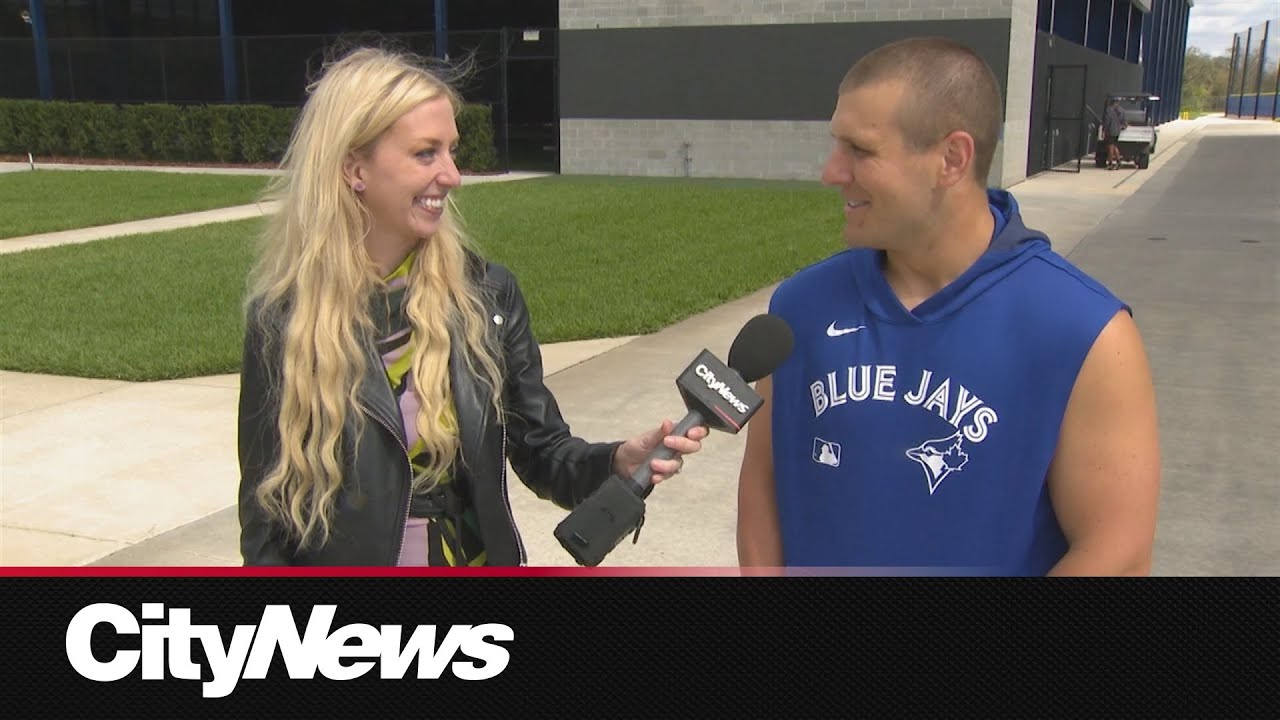 Blue Jays' Daulton Varsho updates his injury status at spring training