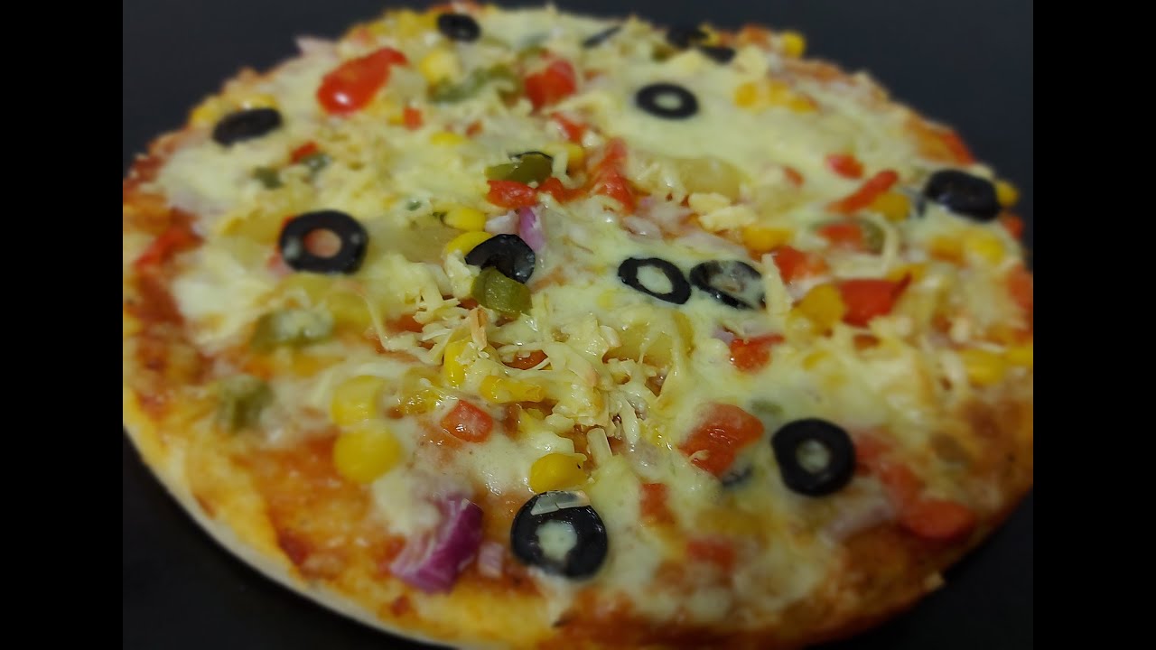 Pizza Veg | Veg Pizza | Cheese Pizza | Pizza | Easy Pizza Recipe | Mauritius | TheTriosKitchen