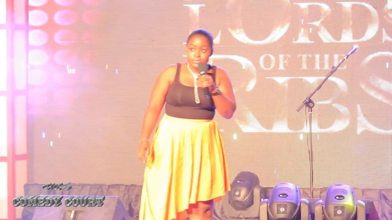 Heiress Jacinta ( QUEEN OF COMEDY IN GHANA) Jokes at The Lord of The Ribs 2016