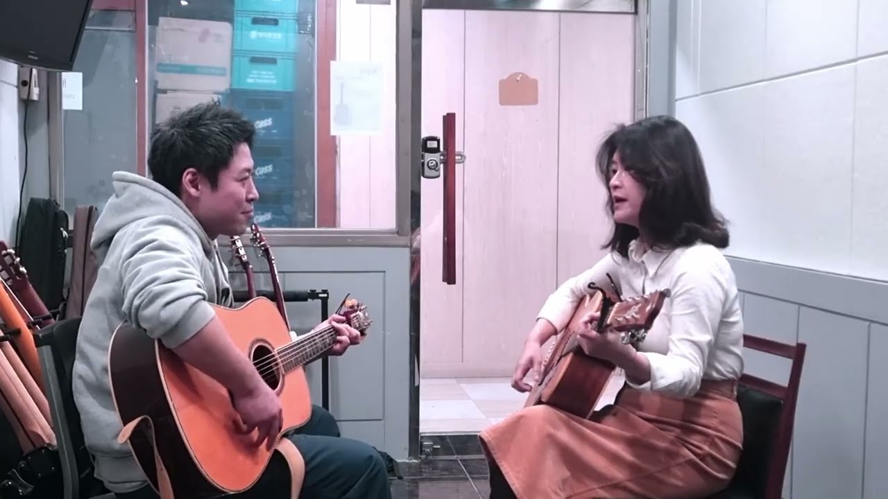 [루트뮤직] 잊어야 한다는 마음으로 - 김광석 cover by 레슨생분과 나 #잊어야한다는마음으로 #김광석 #기타리스트김성준