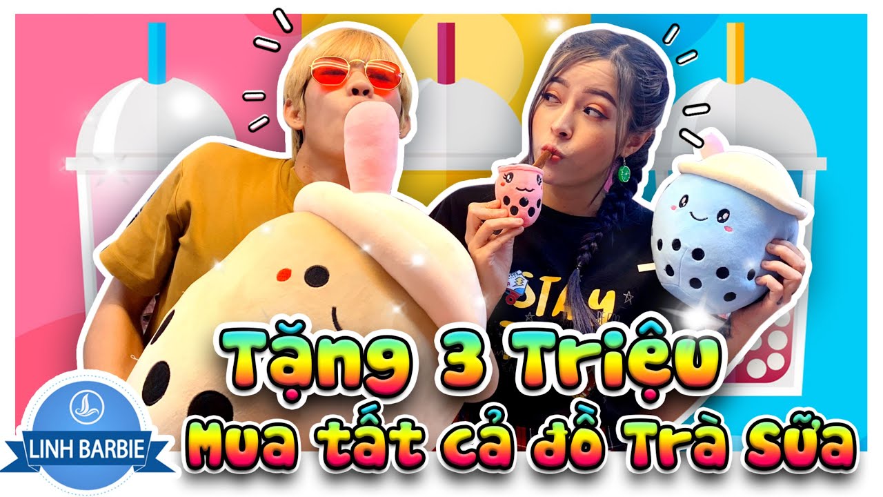 Được Tặng 3 Triệu Mua Tất Cả Đồ Trà Sữa - Màn Trả Thù Ngoạn Mục I Linh Barbie Vlog