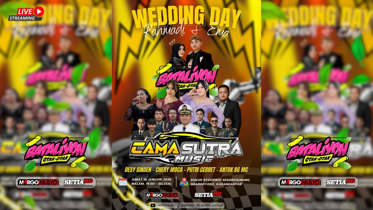 LIVE CS CAMASUITRA MUSIC | PERNIKAHAN  RAHMADI & EMA | SETIA HD | MARGO MULYO SOUND SYSTEM