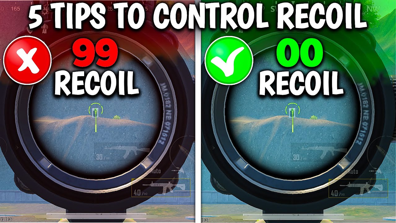 5 TIPS TO CONTROL RECOIL IN BGMI / PUBG🔥ZERO RECOIL TIPS & TRICKS BGMI / PUBG || KO EXOTIC GAMING |
