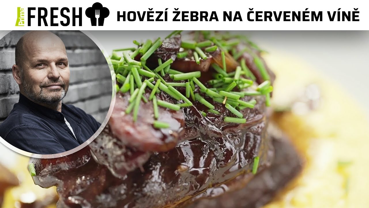 Hovězí žebra na červeném víně podle Zdeňka Pohlreicha