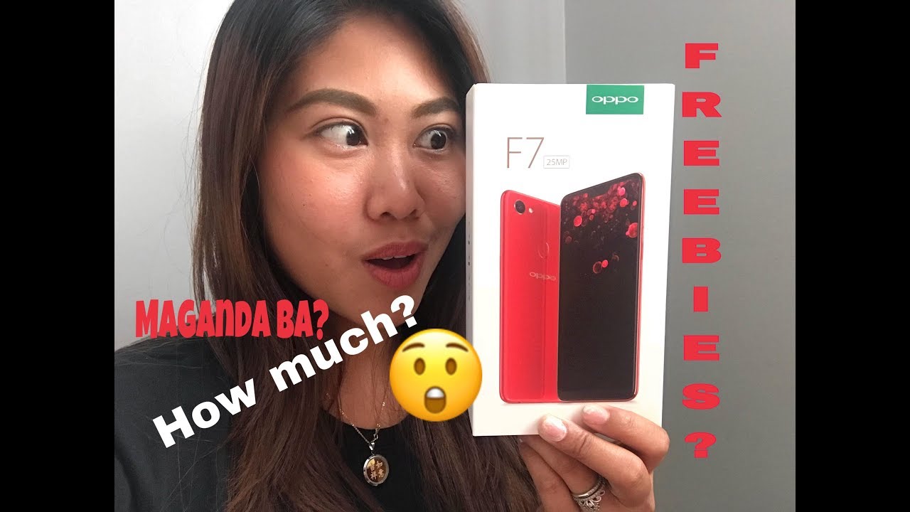 Oppo F7 Unboxing and Freebies Philippines (Tagalog)