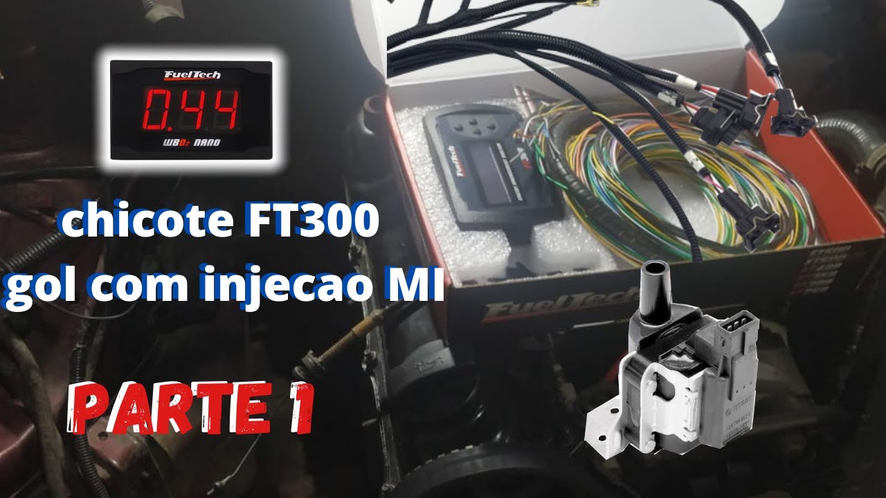 ✅ CHICOTE DA FUELTECH FT300 DO GOL MOTOR AP 1.6 CLI FLASH ⚡ PARTE 1!!!